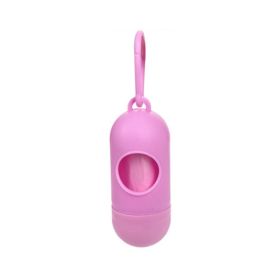 Pet Trash Bag Dog Poop Bags For Waste Refuse Cleanup (Option: Pink)