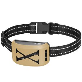 Wireless Electric Dog Fence Waterproof Pet Shock Boundary Containment System Electric Training Collar for Small Medium Large Dogs (type: ReceiverOnly, Color: Gold)