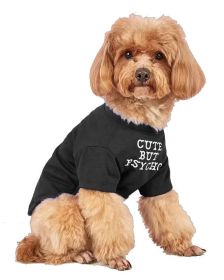 Pet Clothes Round Neck T-shirt (Option: Black-XXL)
